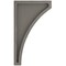 Ekena Millwork 3"W x 3 1/2"D x 6"H Small Lawson Wood Vintage Decor Corbel, Reclaimed Grey CORWD03X03X06LWGY - alternate 3